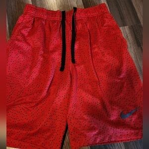 NIKE Athletic Shorts Size XL Red/Black Dri Fit